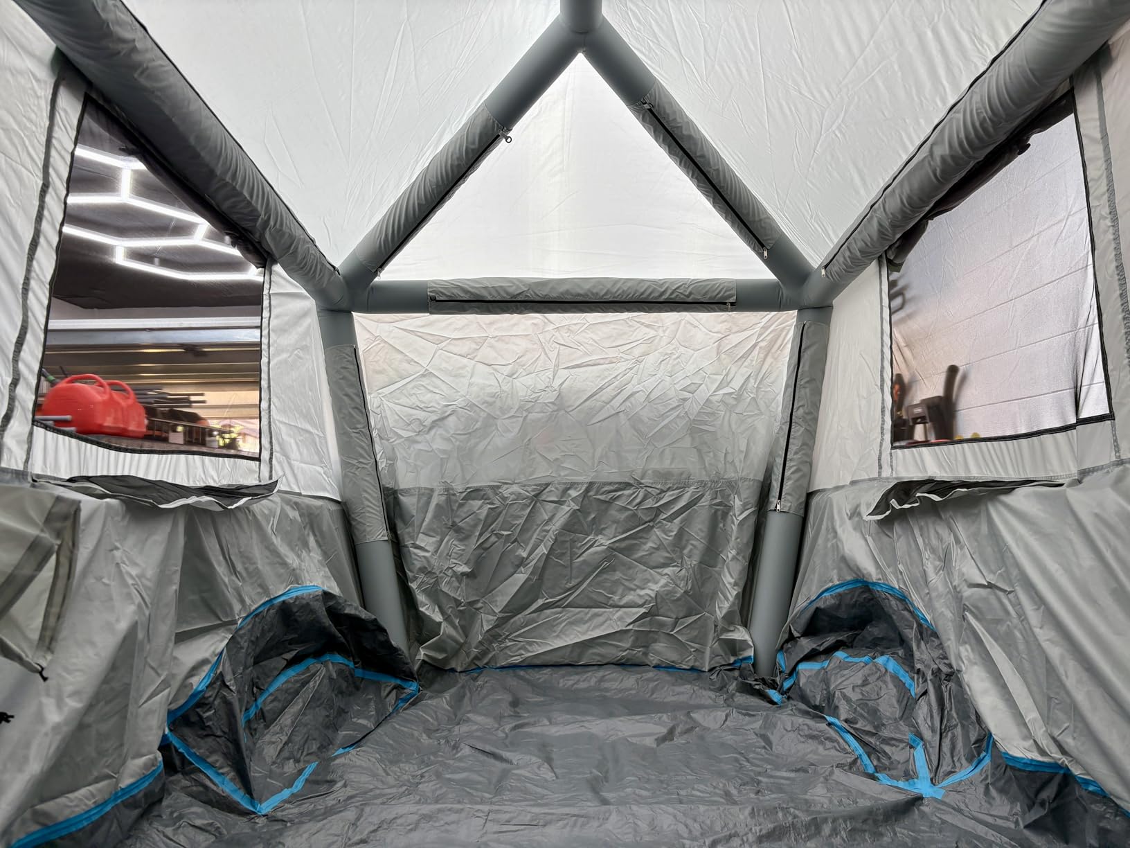 Truck Bed Tent 5.5ft-8ft Easy Set up Inflatable Pickup Truck Tent with Pump for Camping PU 3000mm Waterproof Dual-use Pickup Tent or Camping Tent for 2 Person Double Layer Mesh Window & Door customer photo 2