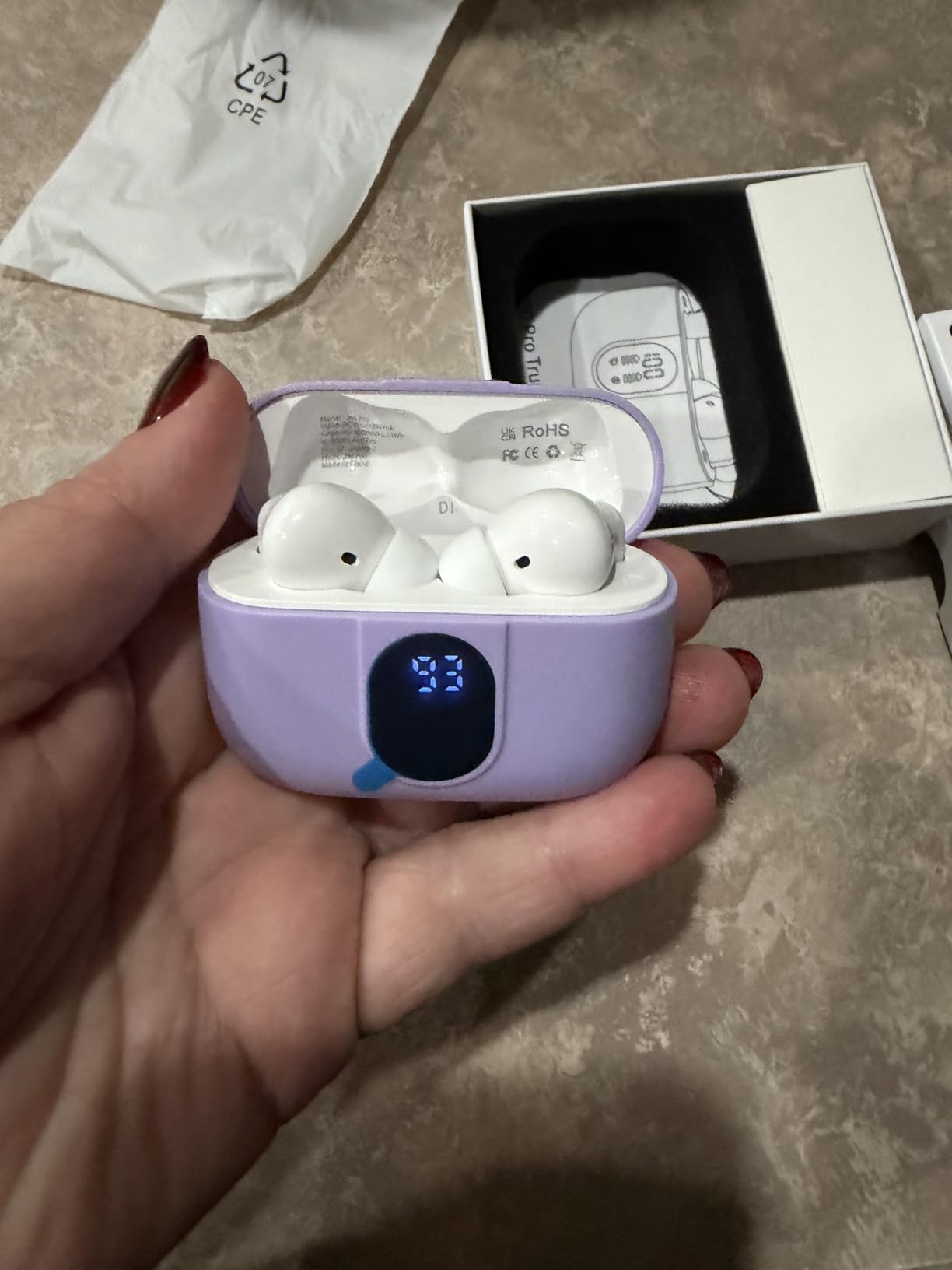 Ai Translation Earbuds Real Time, 3-in-1 Bluetooth 5.3 Translator Earbuds with 6 Translation Modes/164 Languages, No Subscription Required Translatior Headphones, 40H Audifonos Traductores Ingles Espanol customer photo 2