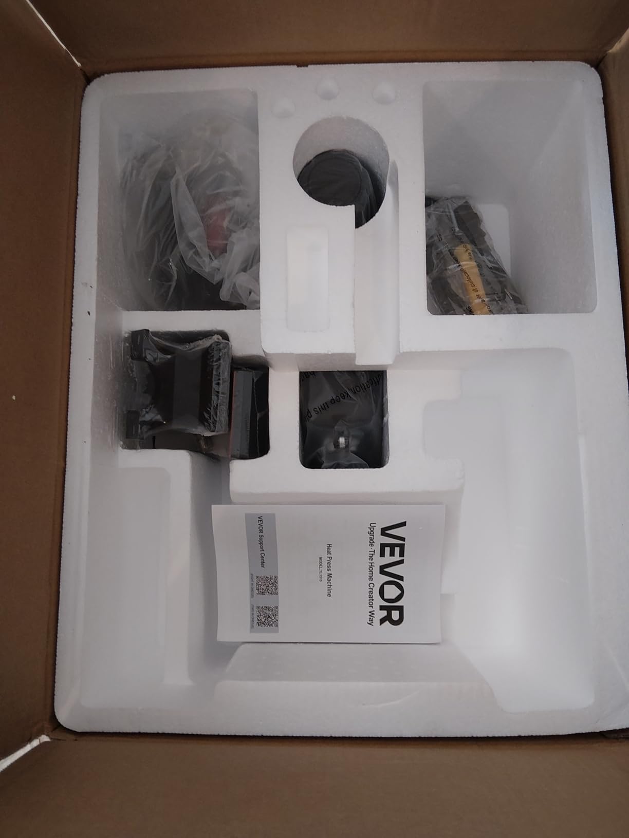 VEVOR Heat Press Machine, 15 x 15 in, 8-in-1 Multifunction, 360° Swing Away, Heat Up Fast and Even, Digital Precise Control, Sublimation Press Machine for T-Shirts, Mugs, Tumblers, Caps, Plates customer photo 1