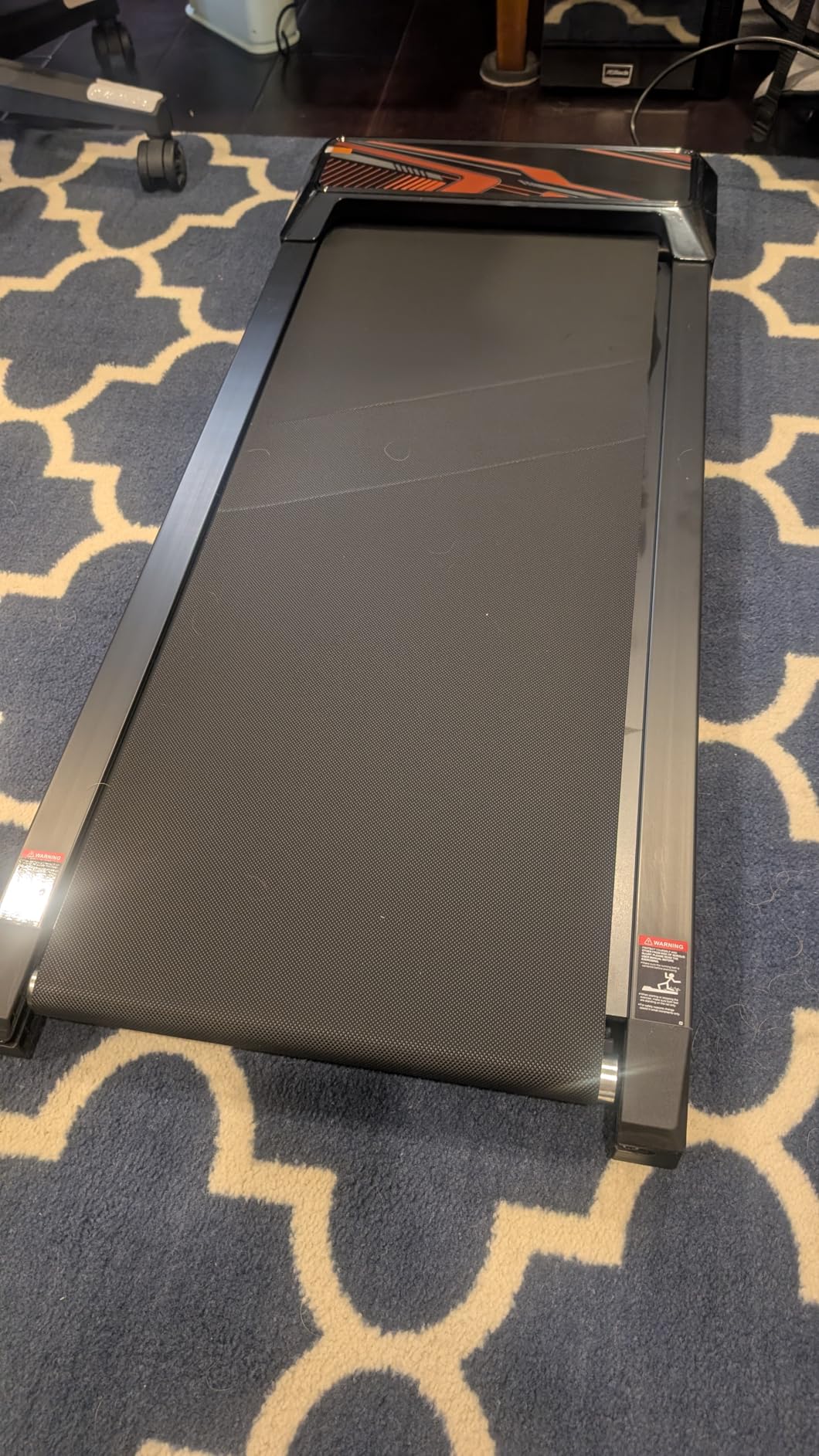 2.5HP Walking Mat with Incline pad,Under Desk Treadmill, Walking Running Pad with Remote, 3 in 1 Low Noise Small Mini Portable Treadmill with Led Screen, Compact Treadmills for Home, 265lbs Capacity customer photo 1