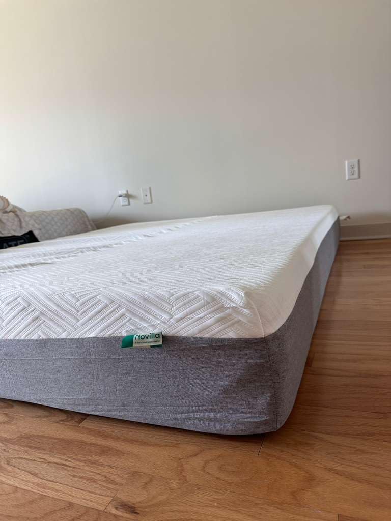 Novilla Bliss Green Tea Memory Foam Twin Mattress, Twin Mattress 10 Inch for Kids for Refreshing Sleep with Cool-Touch Nylon Cover, Zone Support & Pain Relief with CertiPUR-US Certified Foams customer photo 2