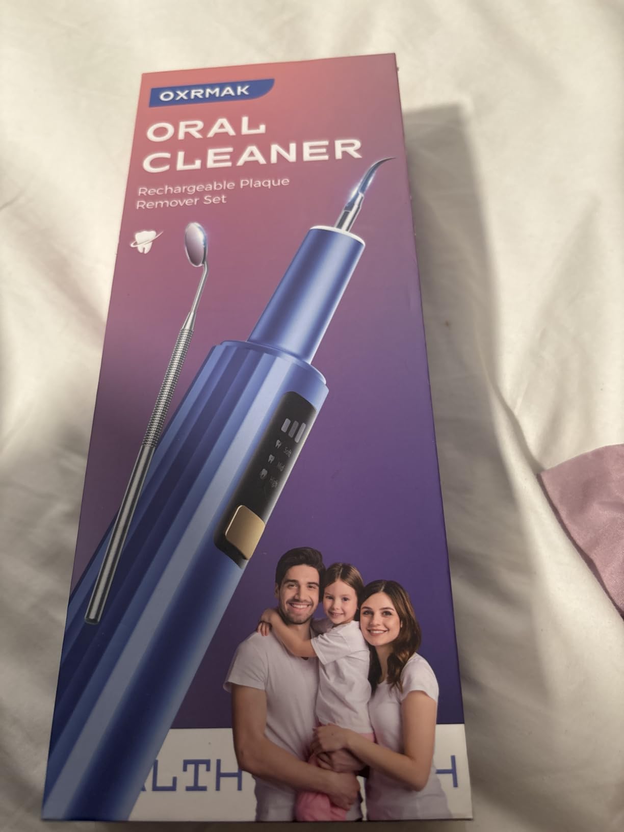 Ultrasonic Plaque Remover for Teeth - Dental Tartar Remover with LED Light, 4 Modes Rechargeable Teeth Cleaning Kit, Electric Dental Calculus Remover with 3 Stainless Steel Heads for Home & Travel customer photo 2
