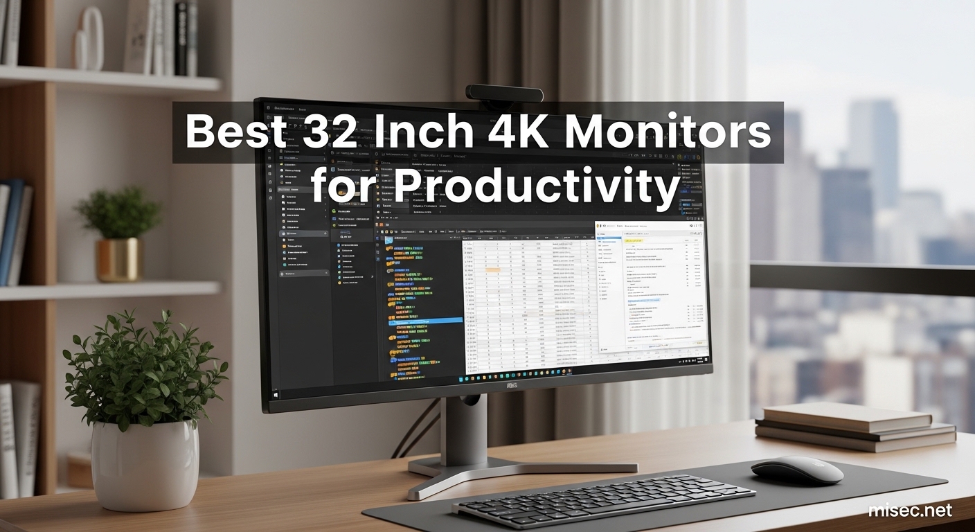 Best 32 Inch 4K Monitors for Productivity