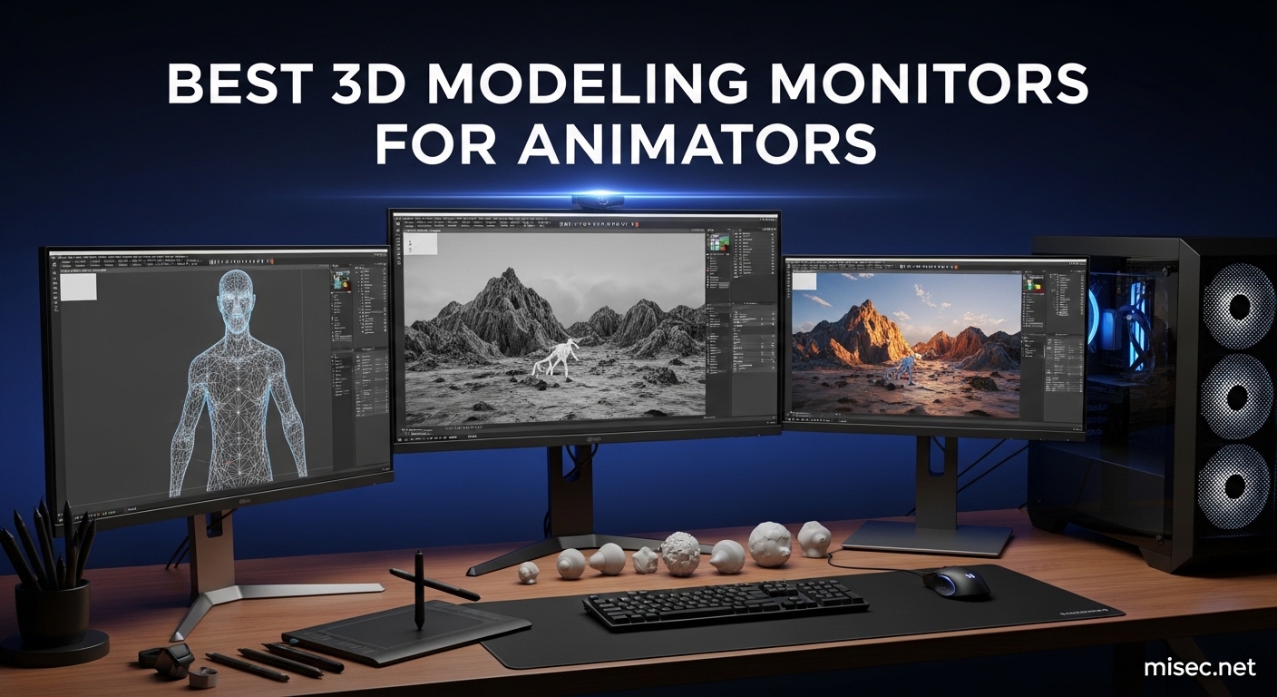 Best 3D Modeling Monitors for Animators