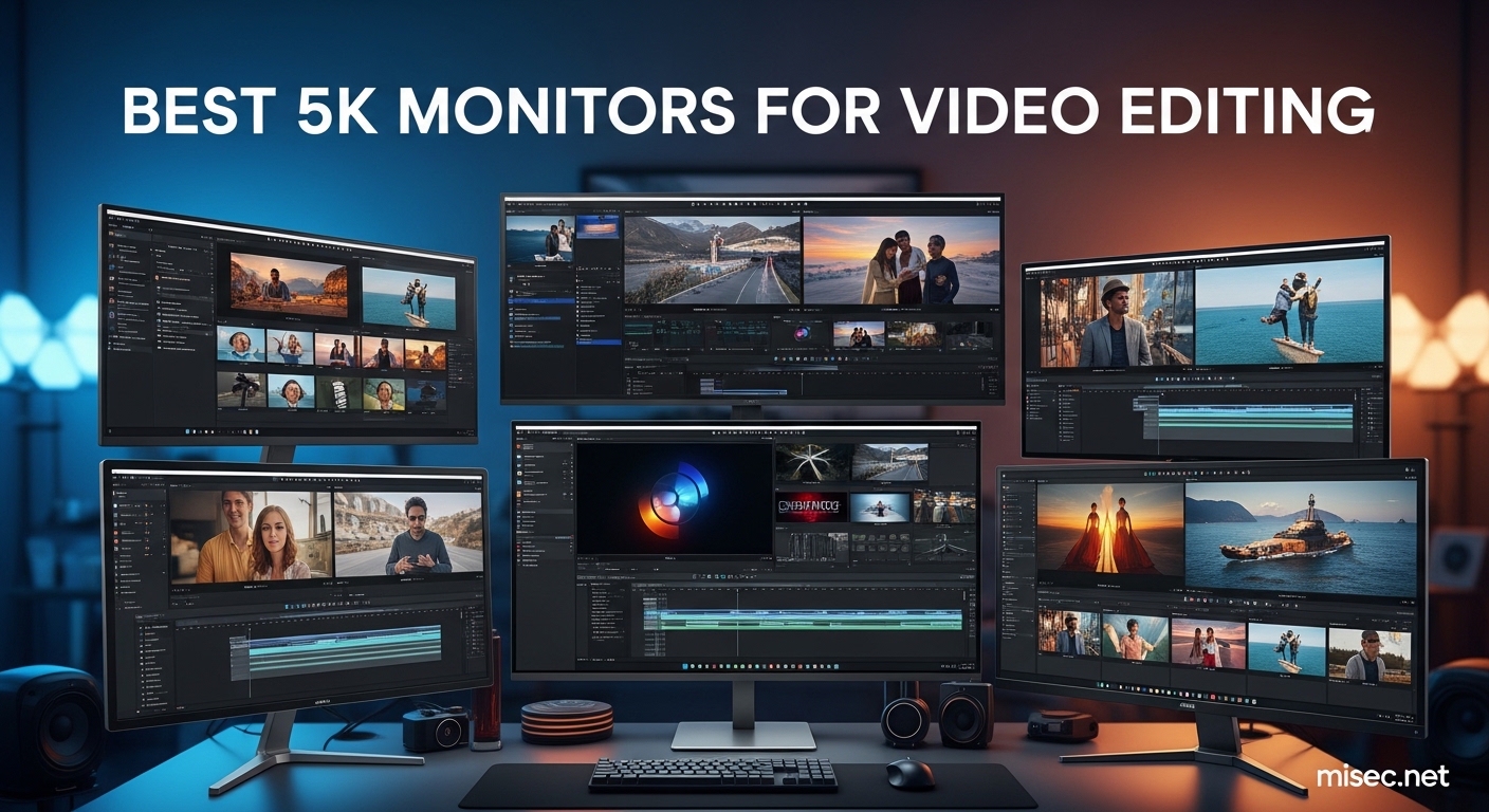 Best 5K Monitors for Video Editing