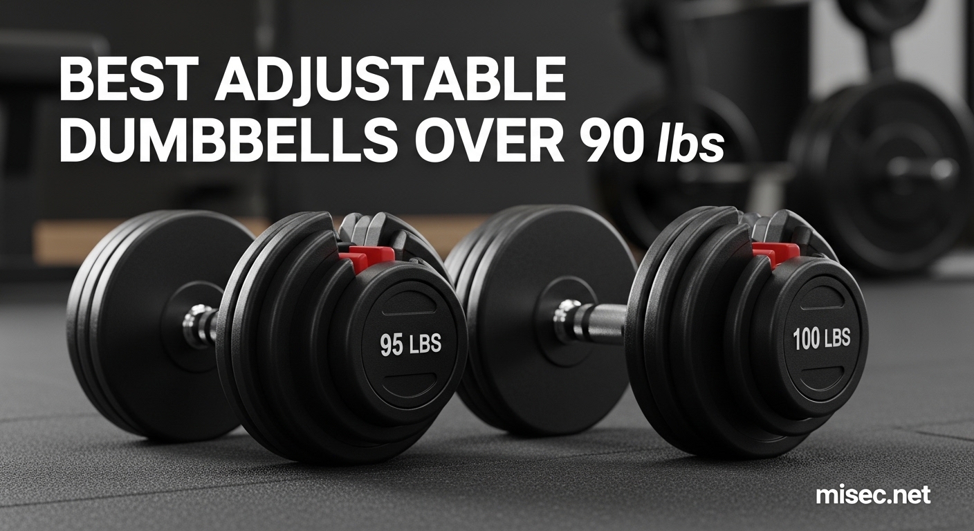 Best Adjustable Dumbbells Over 90 lbs