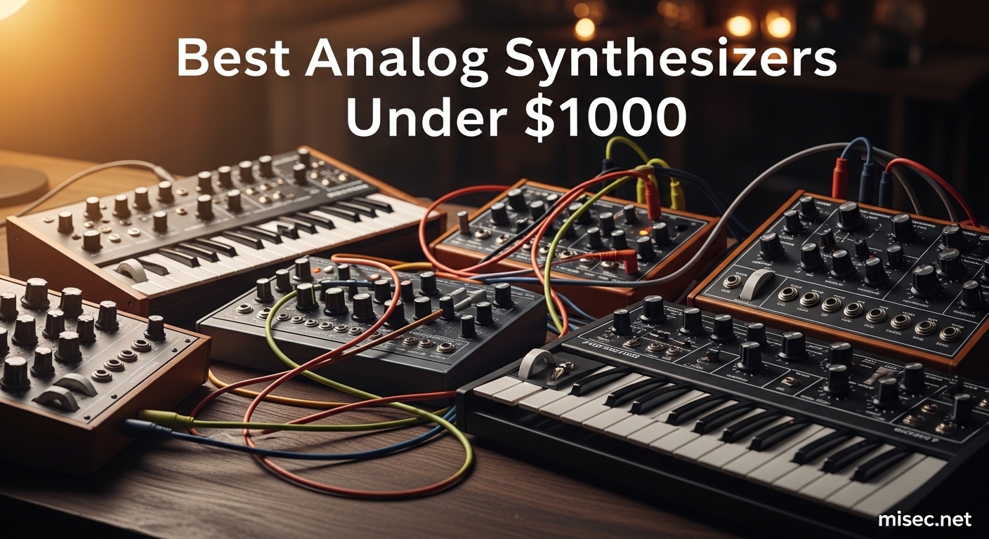 Best Analog Synthesizers Under $1000