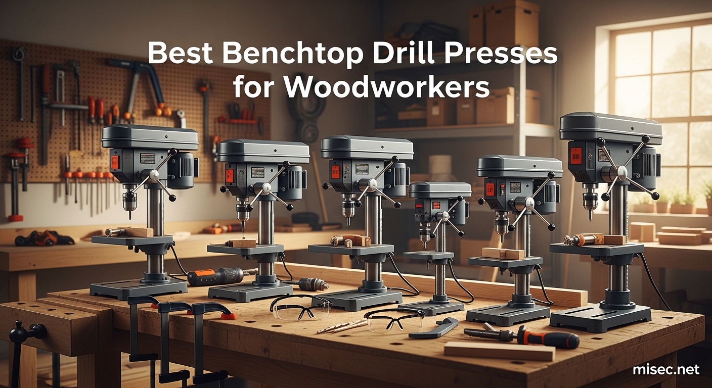 Best Benchtop Drill Presses for Woodworkers