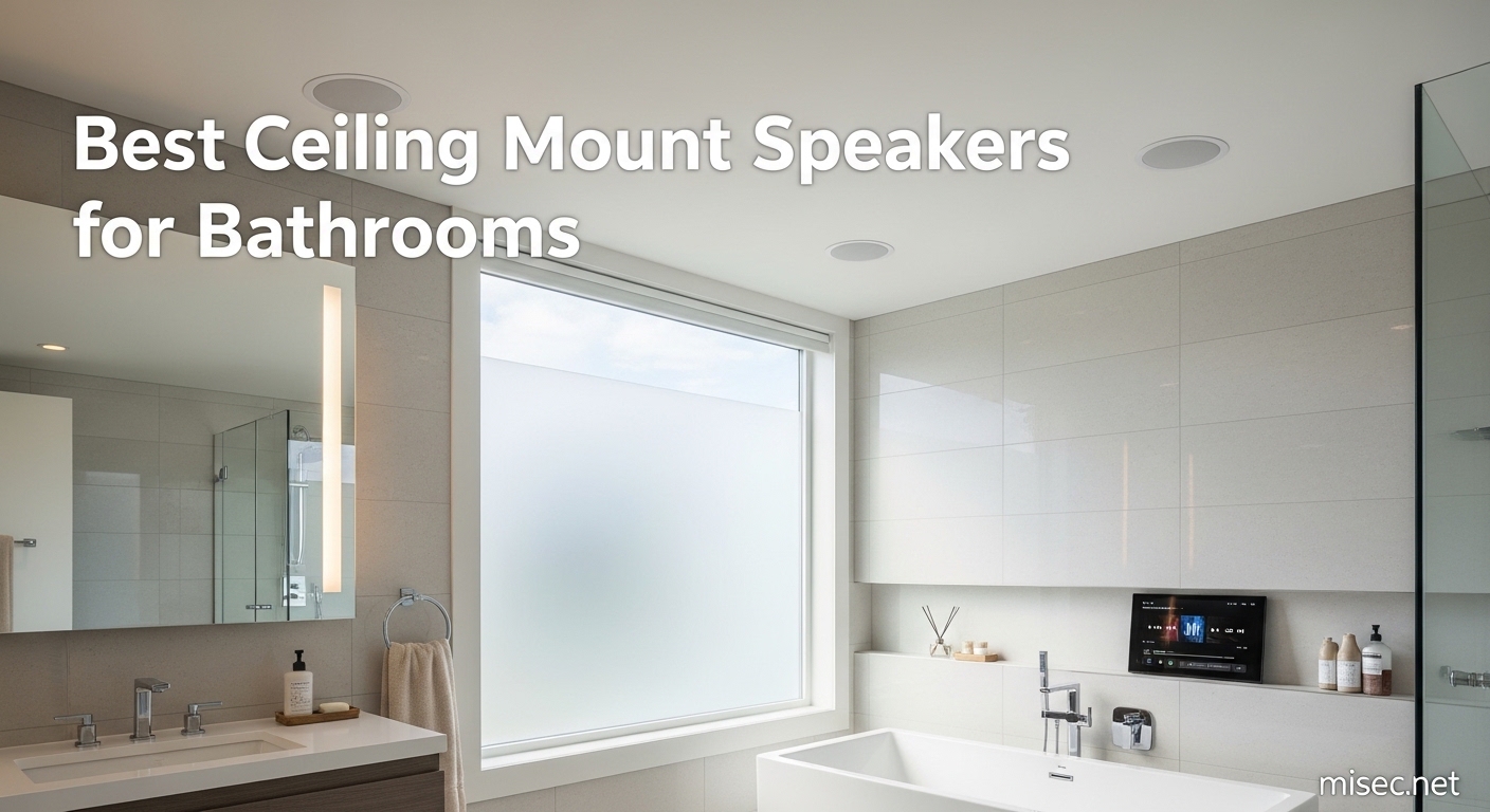 Best Ceiling Mount Speakers for Bathrooms