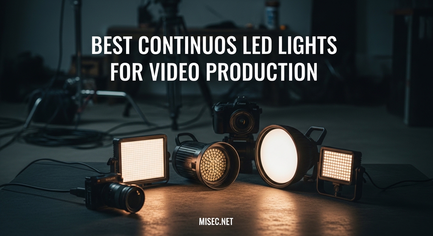 Best Continuous LED Lights for Video Production