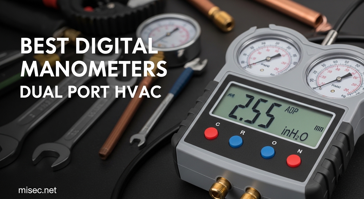 Best Digital Manometers Dual Port HVAC