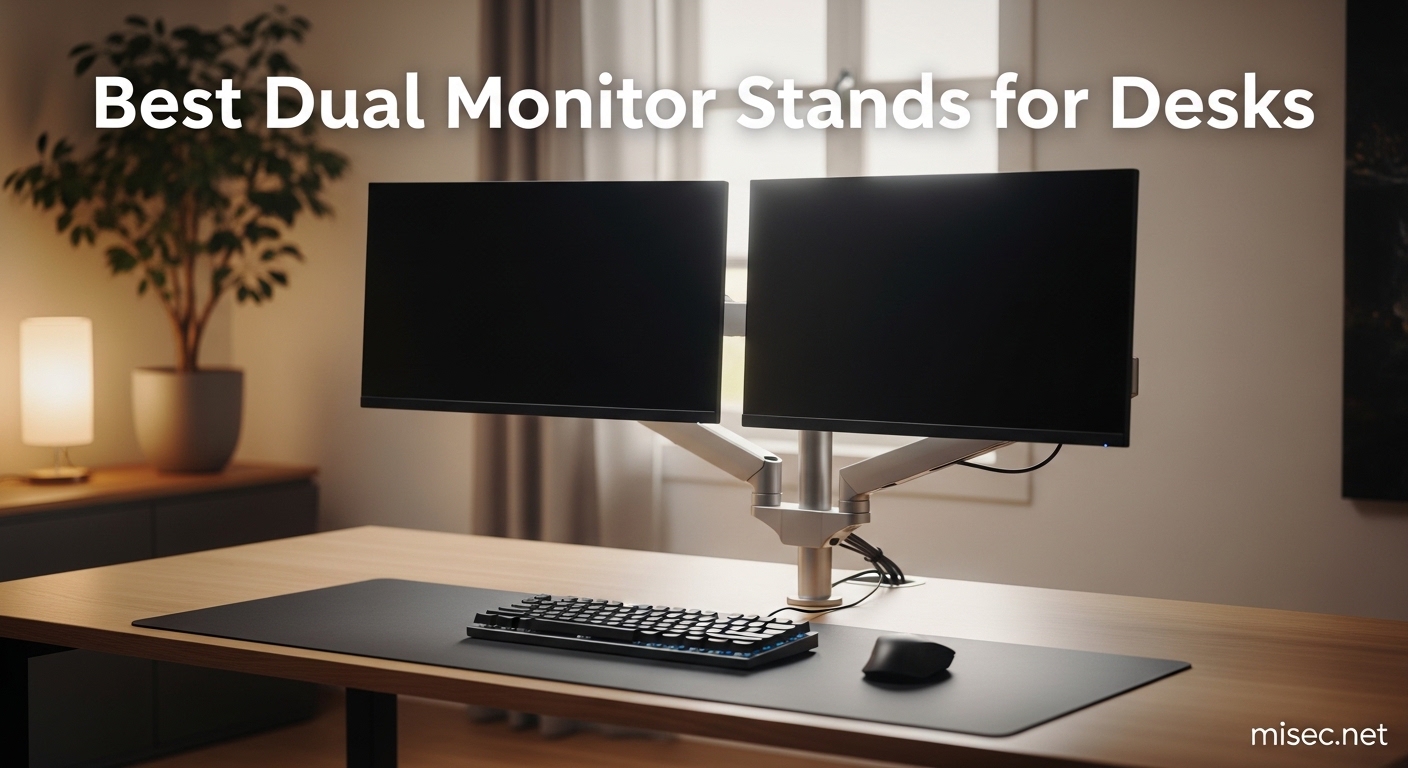 Best Dual Monitor Stands for Desks