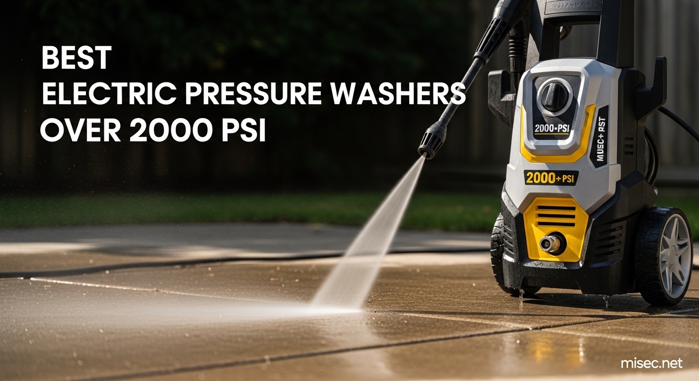 Best Electric Pressure Washers Over 2000 PSI