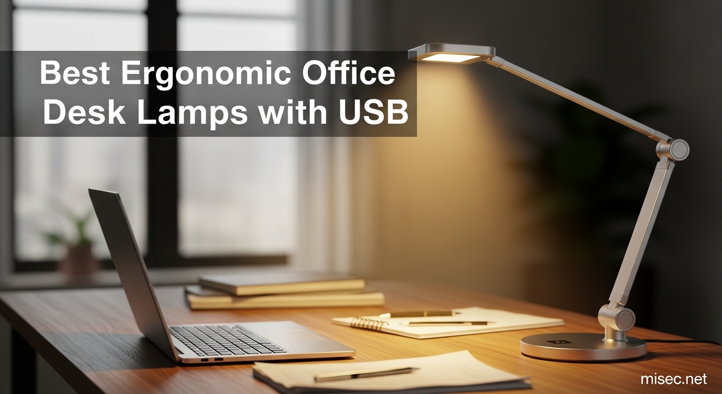 Best Ergonomic Office Desk Lamps with USB