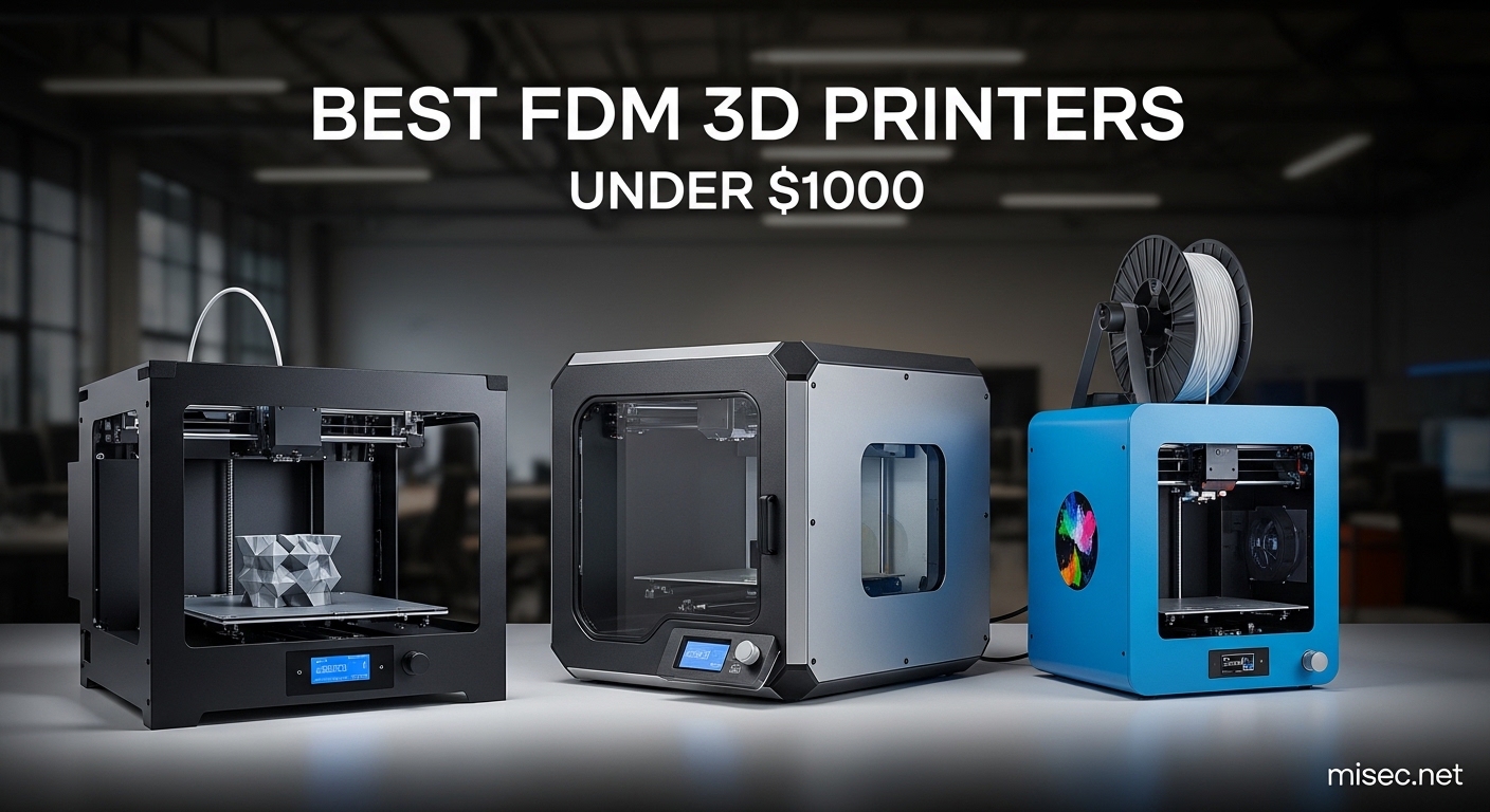 Best FDM 3D Printers Under $1000