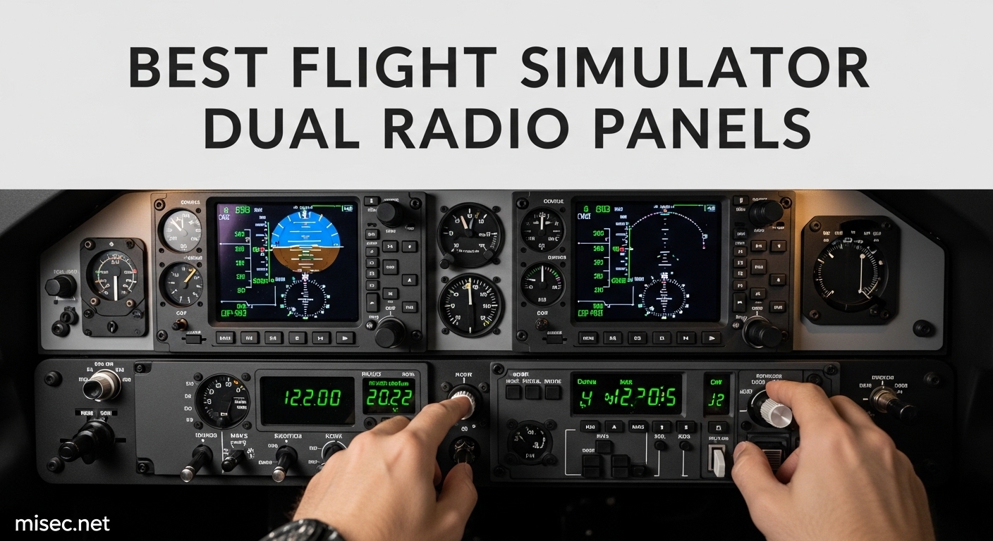 Best Flight Simulator Dual Radio Panels