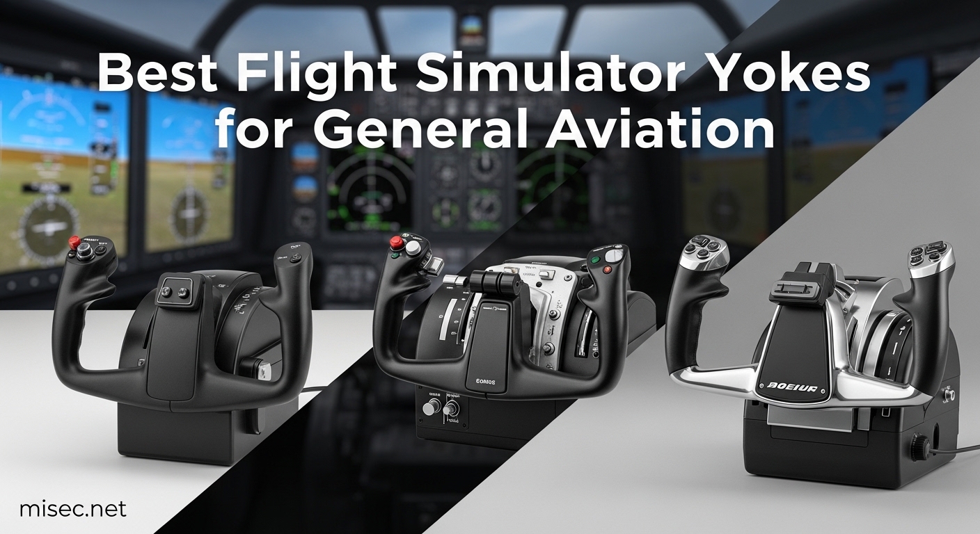 Best Flight Simulator Yokes for General Aviation