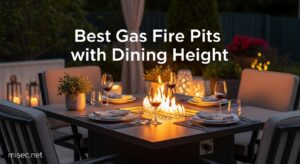 Best Gas Fire Pits with Dining Height