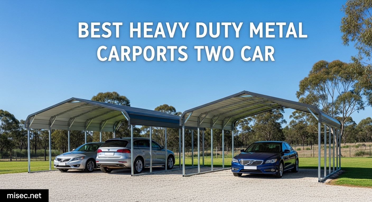 Best Heavy Duty Metal Carports Two Car