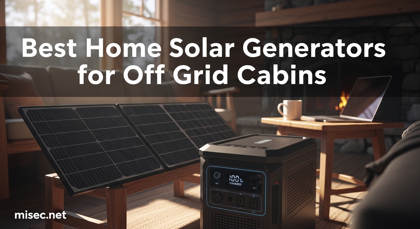 Best Home Solar Generators for Off Grid Cabins