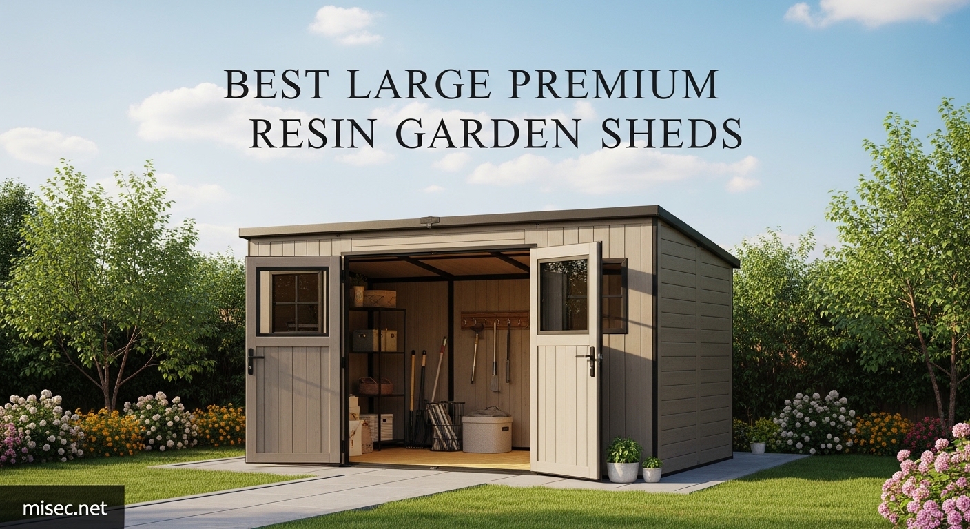 Best Large Premium Resin Garden Sheds