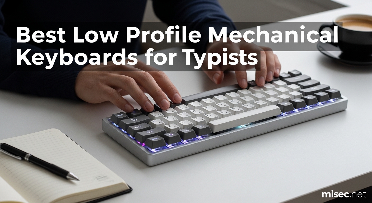 Best Low Profile Mechanical Keyboards for Typists
