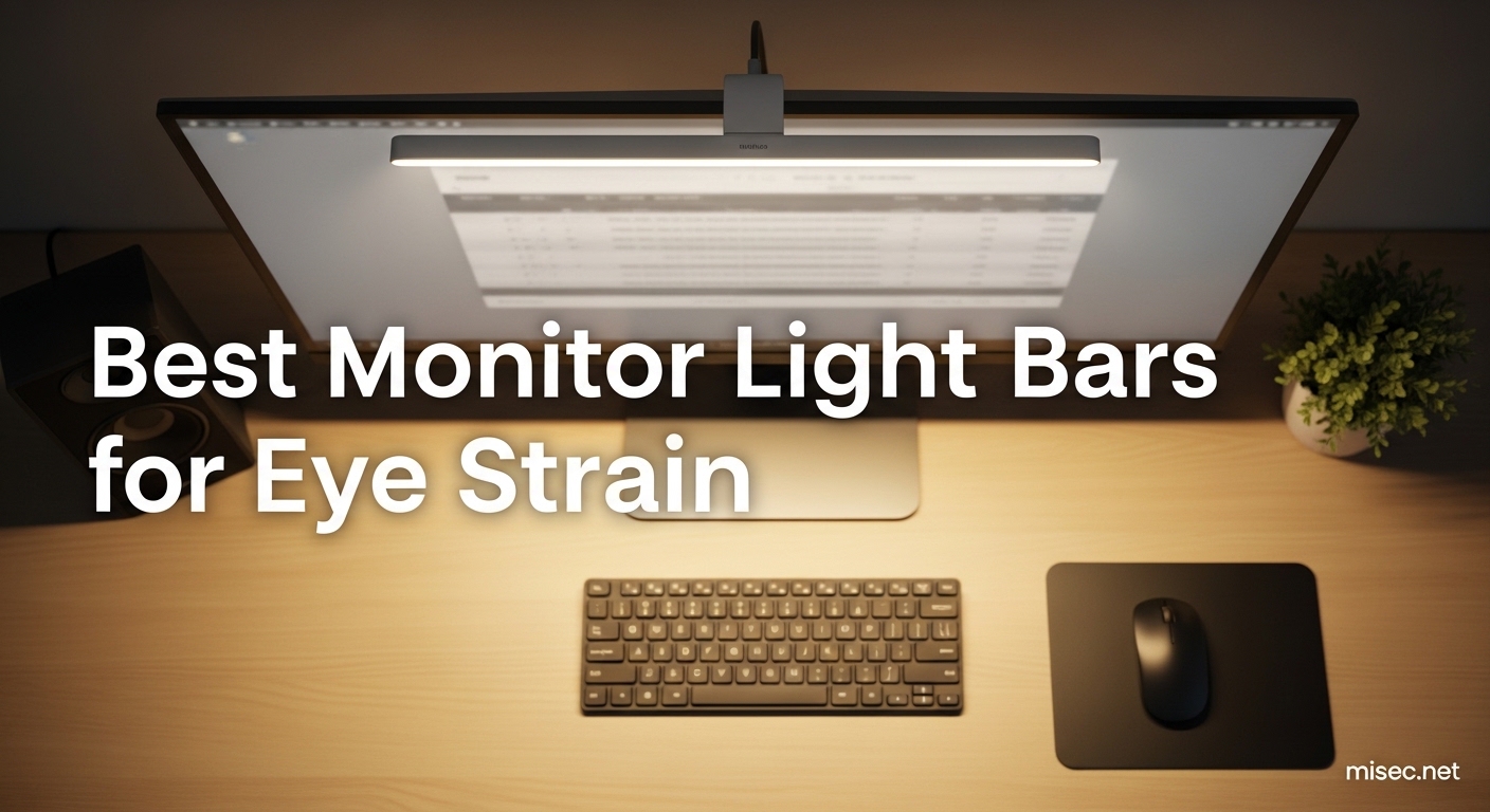 Best Monitor Light Bars for Eye Strain