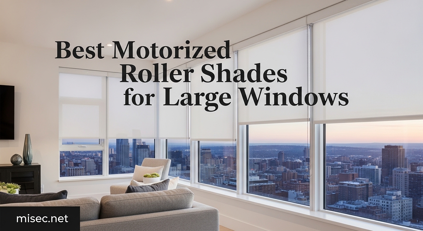 Best Motorized Roller Shades for Large Windows
