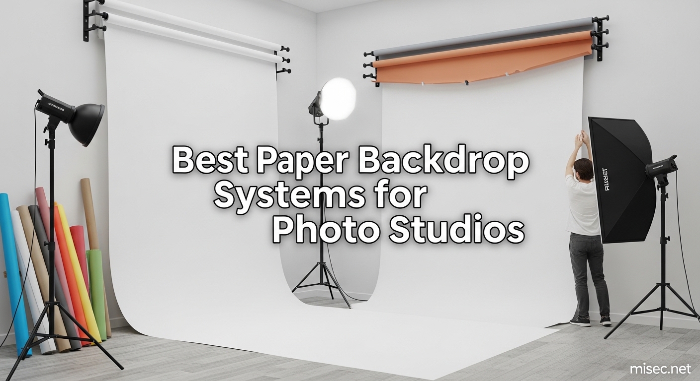 Best Paper Backdrop Systems for Photo Studios