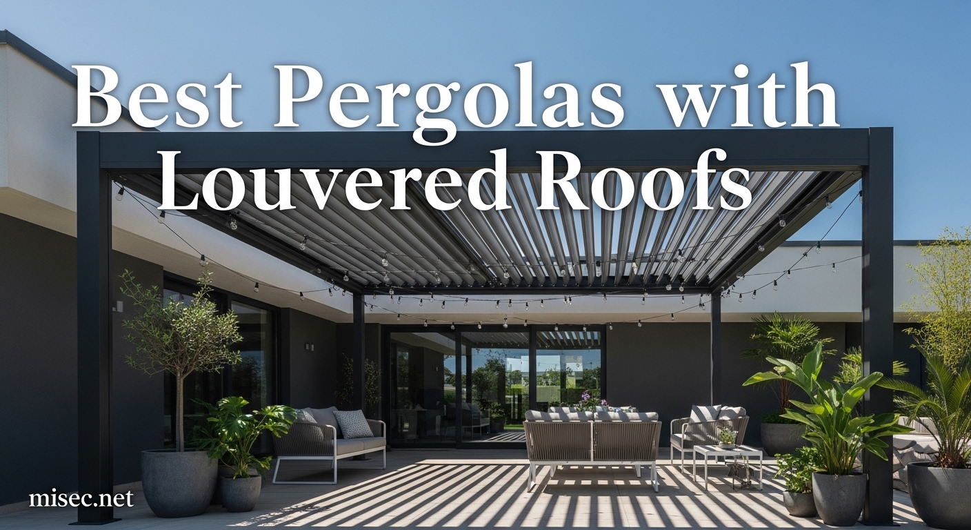 Best Pergolas with Louvered Roofs