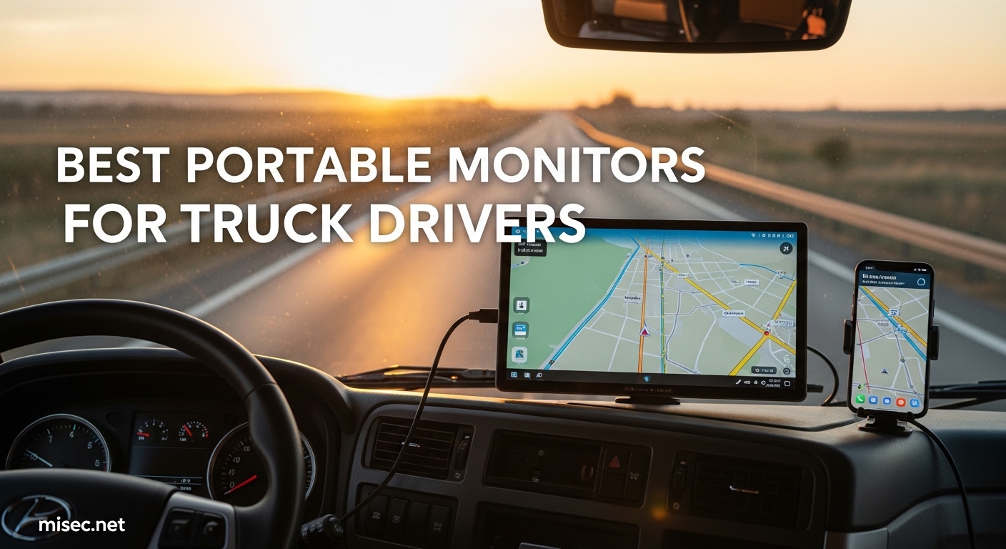 Best Portable Monitors for Truck Drivers