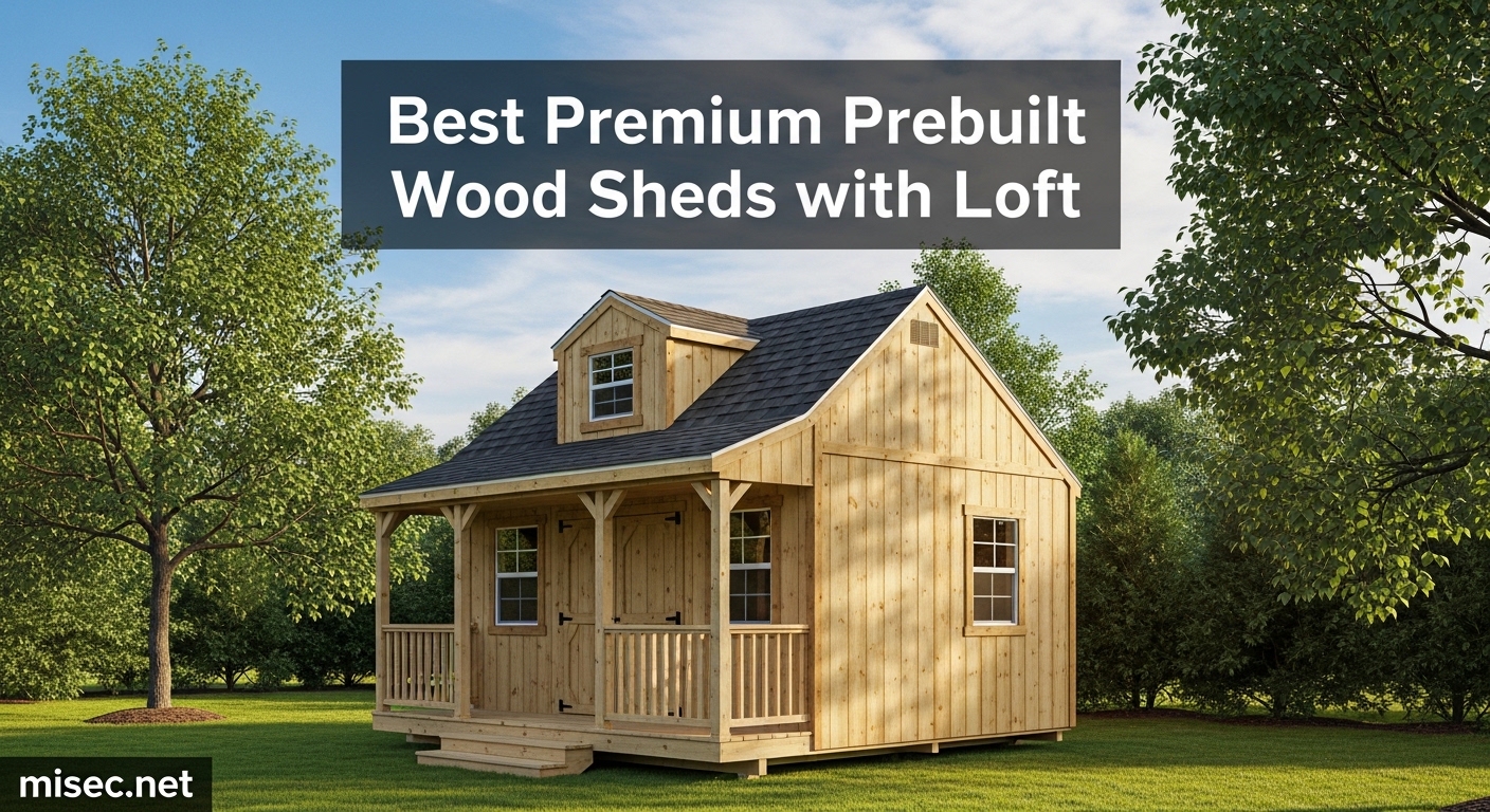 Best Premium Prebuilt Wood Sheds with Loft