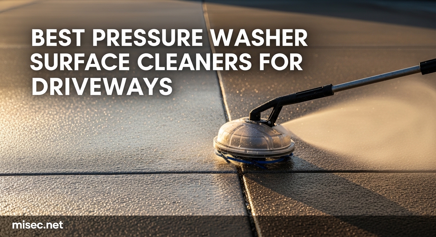 Best Pressure Washer Surface Cleaners for Driveways