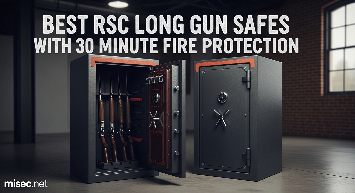 Best RSC Long Gun Safes with 30 Minute Fire Protection