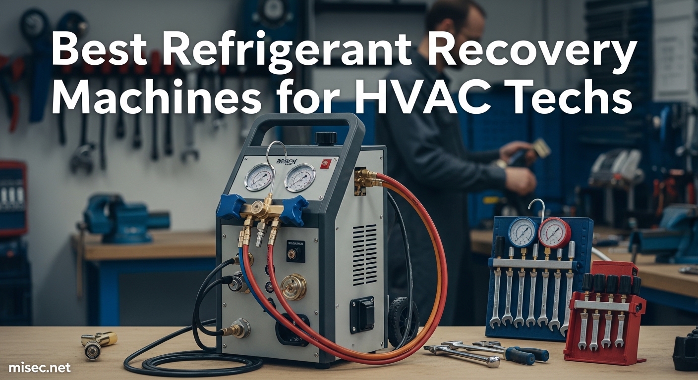Best Refrigerant Recovery Machines for HVAC Techs