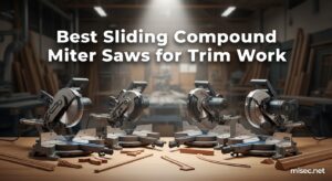 Best Sliding Compound Miter Saws for Trim Work