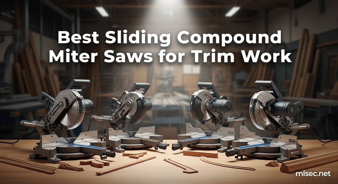 Best Sliding Compound Miter Saws for Trim Work