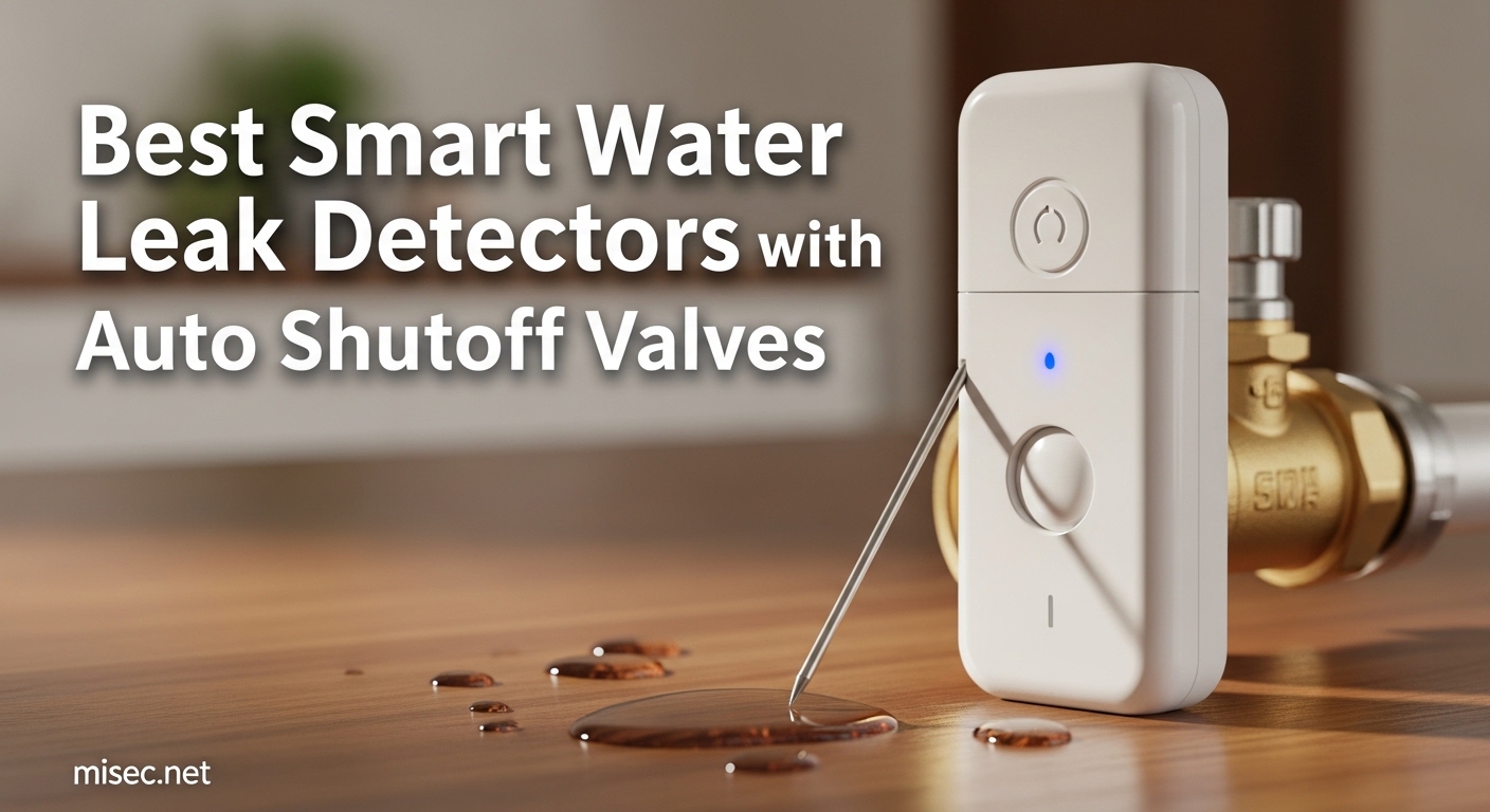 Best Smart Water Leak Detectors with Auto Shutoff Valves