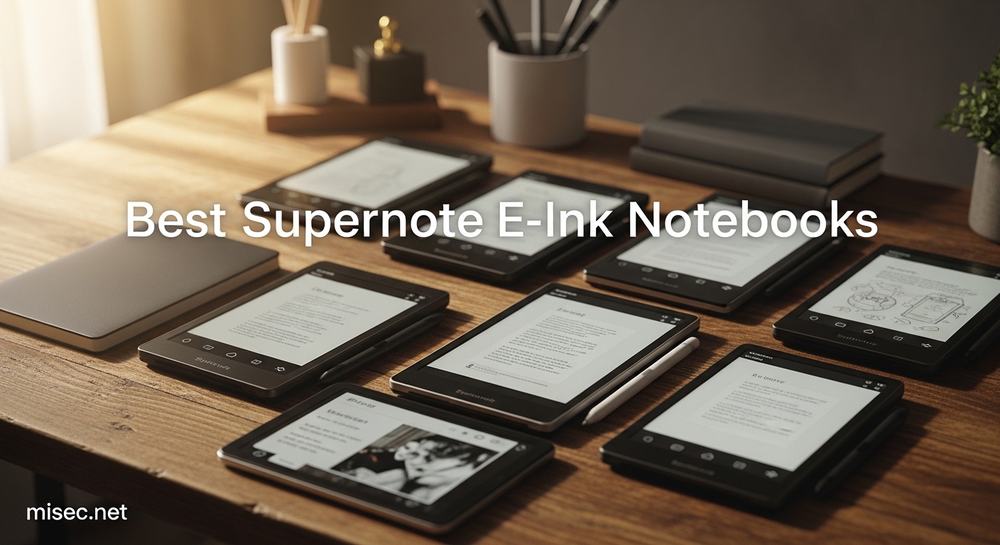 Best Supernote E-Ink Notebooks