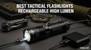 Best Tactical Flashlights Rechargeable High Lumen