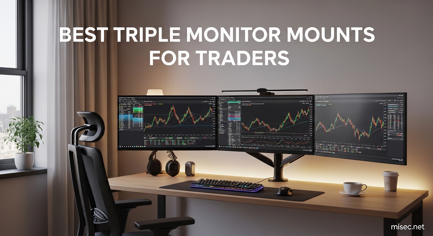 Best Triple Monitor Mounts for Traders