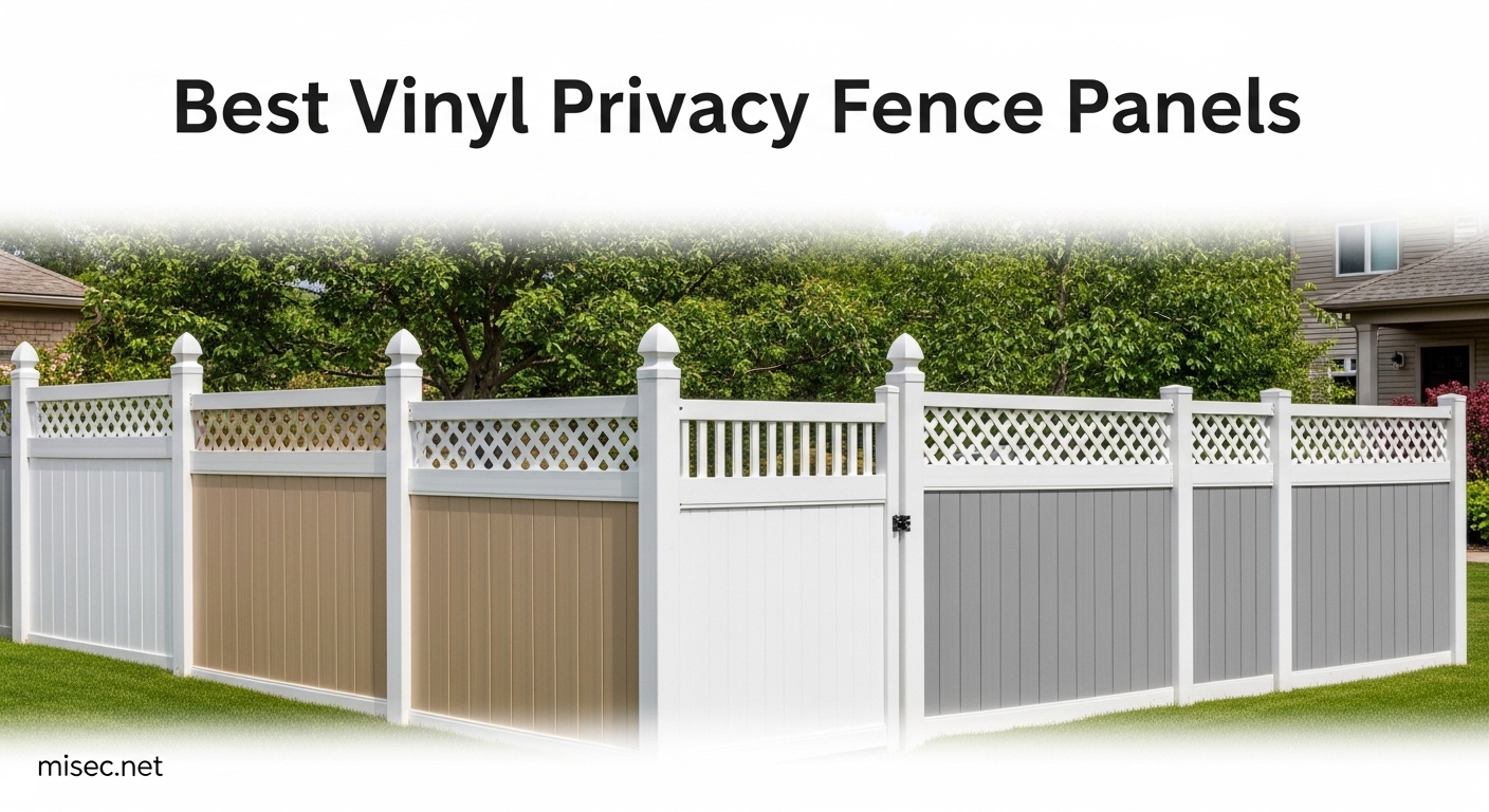 Best Vinyl Privacy Fence Panels