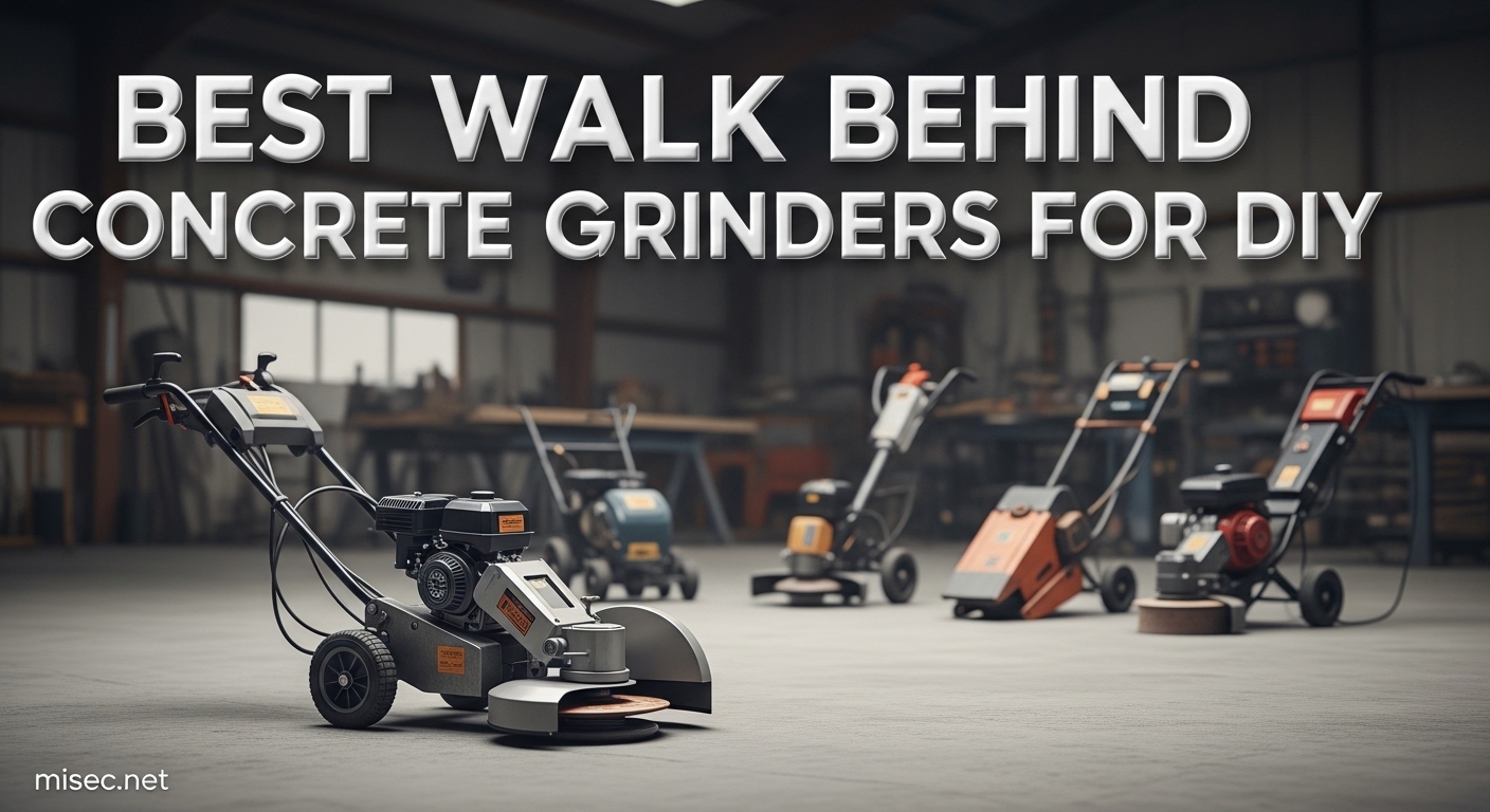 Best Walk Behind Concrete Grinders for DIY