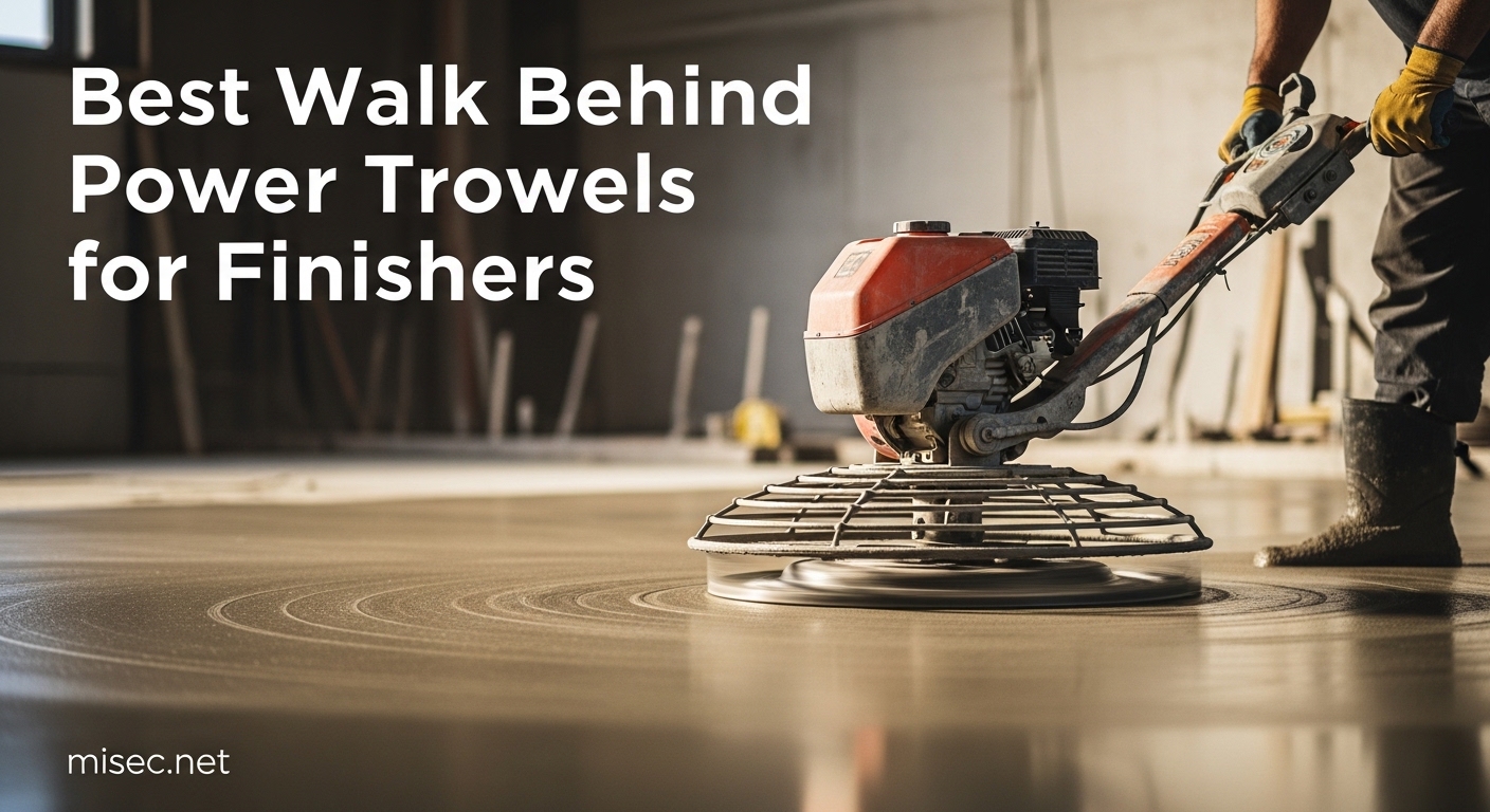 Best Walk Behind Power Trowels for Finishers