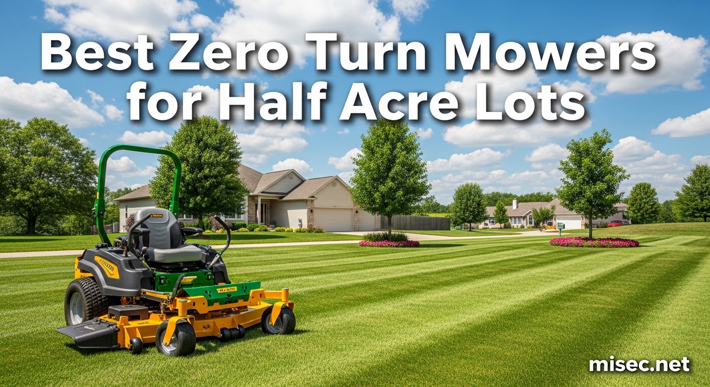 Best Zero Turn Mowers for Half Acre Lots