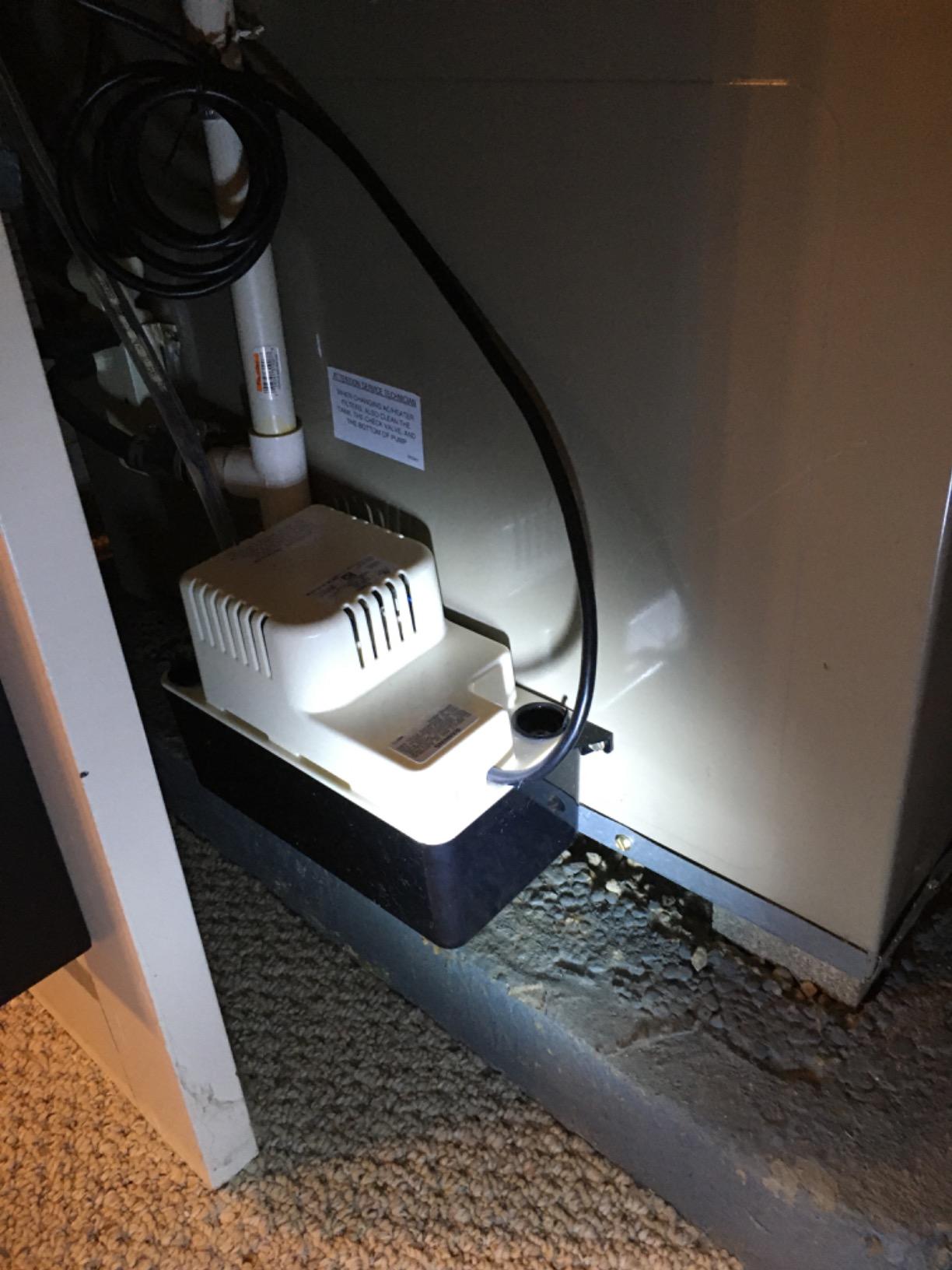 Little Giant VCMA-15UL 115 Volt, 65 GPH, 1/50 HP Automatic Condensate Removal Pump for HVAC/Refrigeration Systems/Dehumidifiers (no safety switch), 6-Foot Cord, 554401 customer photo 2