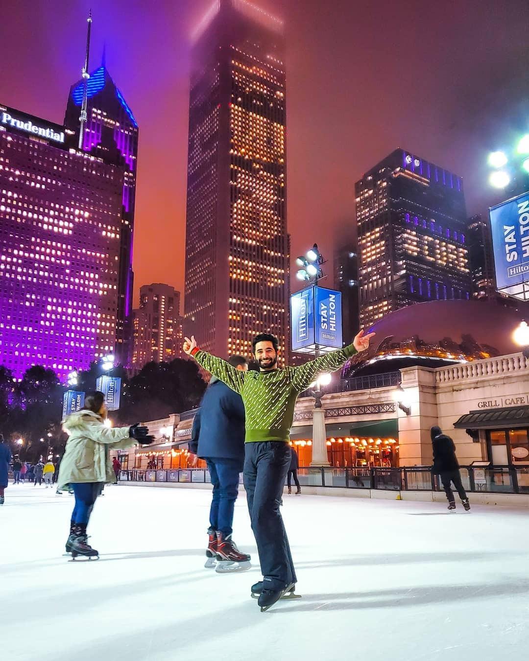 American Athletic Tricot Lined Men's Ice Skates - Recreational Figure Skates with Ankle Support, Padded Lining, Stainless Steel Blades - Suitable for Indoor & Outdoor Ice Skating customer photo 1