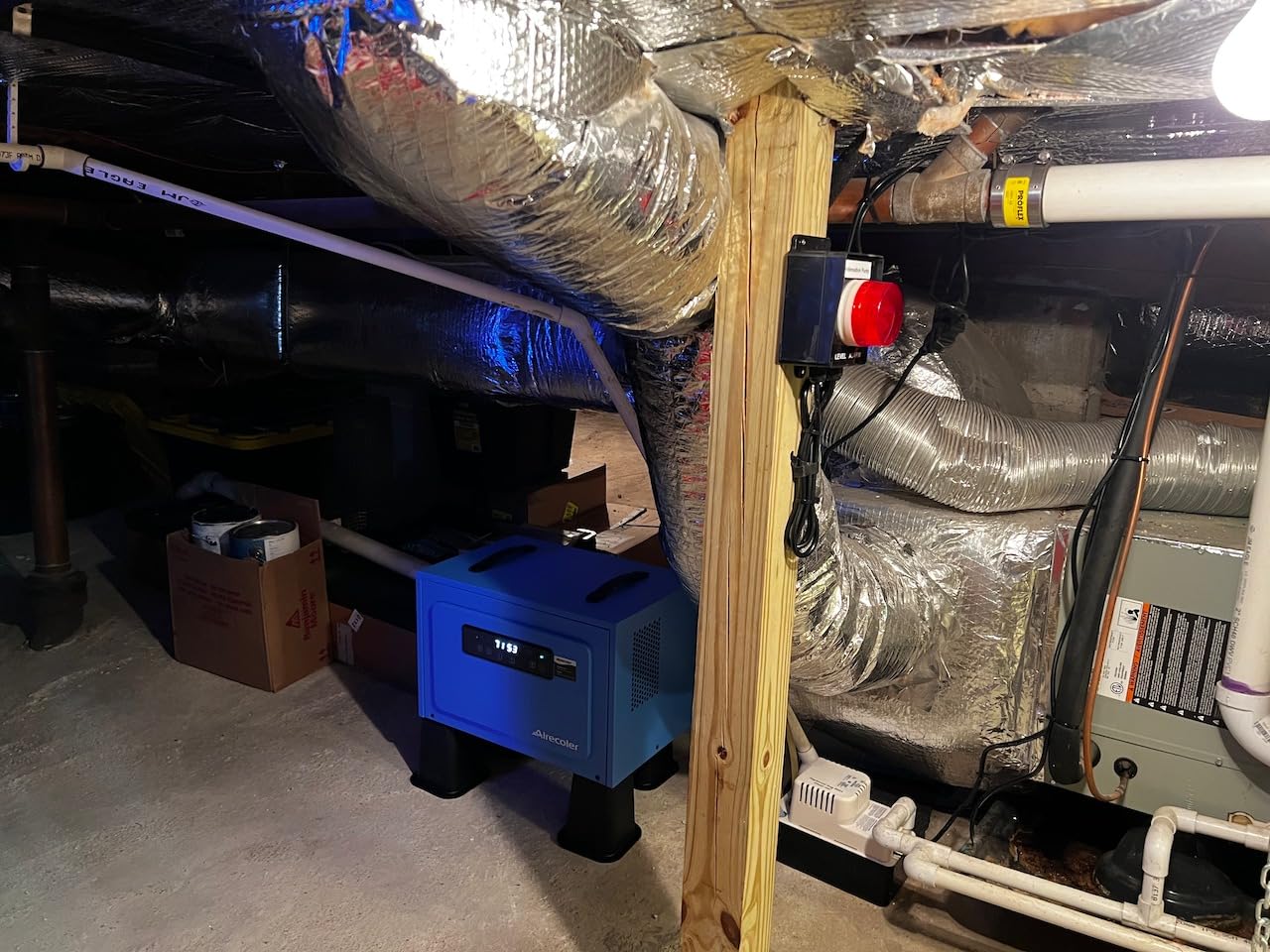 Little Giant VCMA-20ULST 115 Volt, 80 GPH, 1/30 HP Automatic Condensate Removal Pump for HVAC/Refrigeration Systems/Dehumidifiers with Overflow Detection Switch and 20-Foot Tubing, 554435 customer photo 2