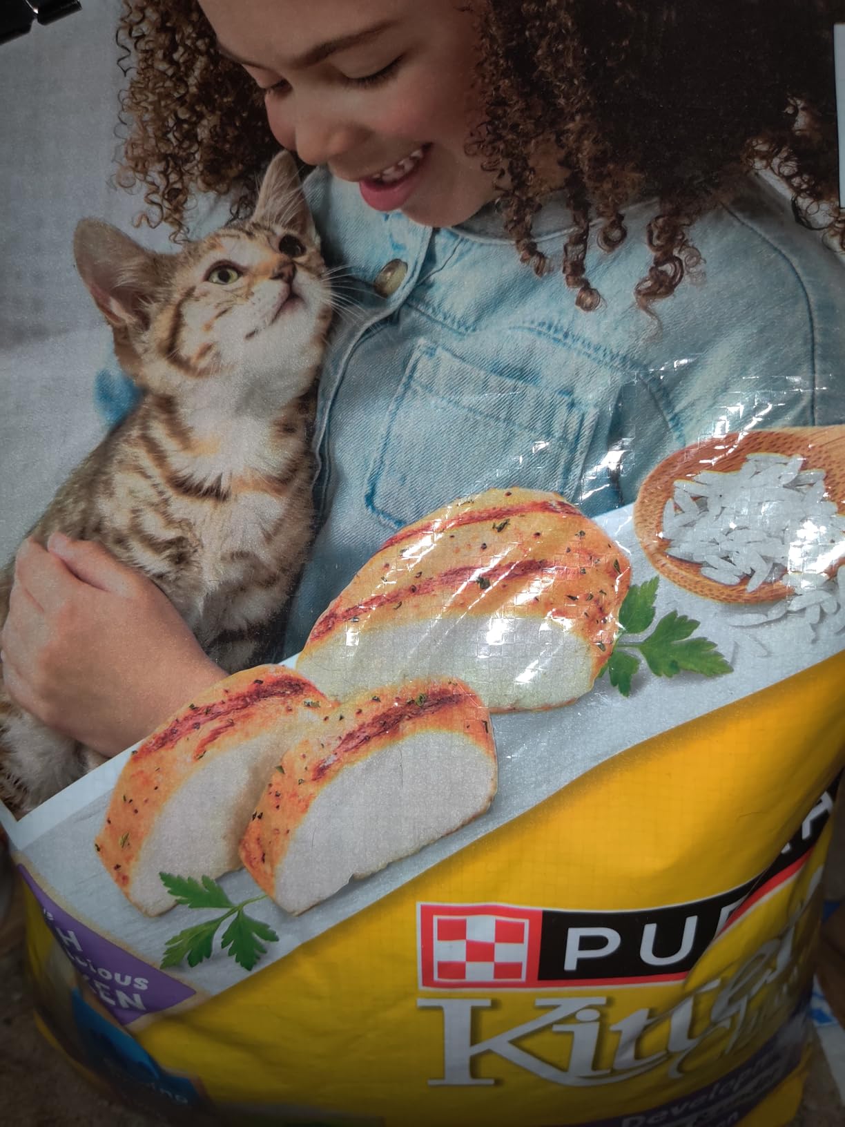 Purina Kitten Chow Year One Essentials with Real Chicken High-Protein Complete and Balanced Dry Kitten Food with Essential Nutrients - 14 lb. Bag customer photo 2