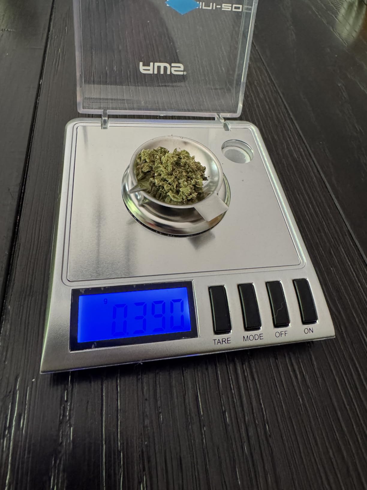 AWS Gemini-20 Milligram Scale 20g x 0.001g - Digital Jewelry/Lab Scale for Powder, Gold, Gems - Includes Calibration Weights, Tweezers & Tray - Tare, Cal, 6 Units customer photo 2